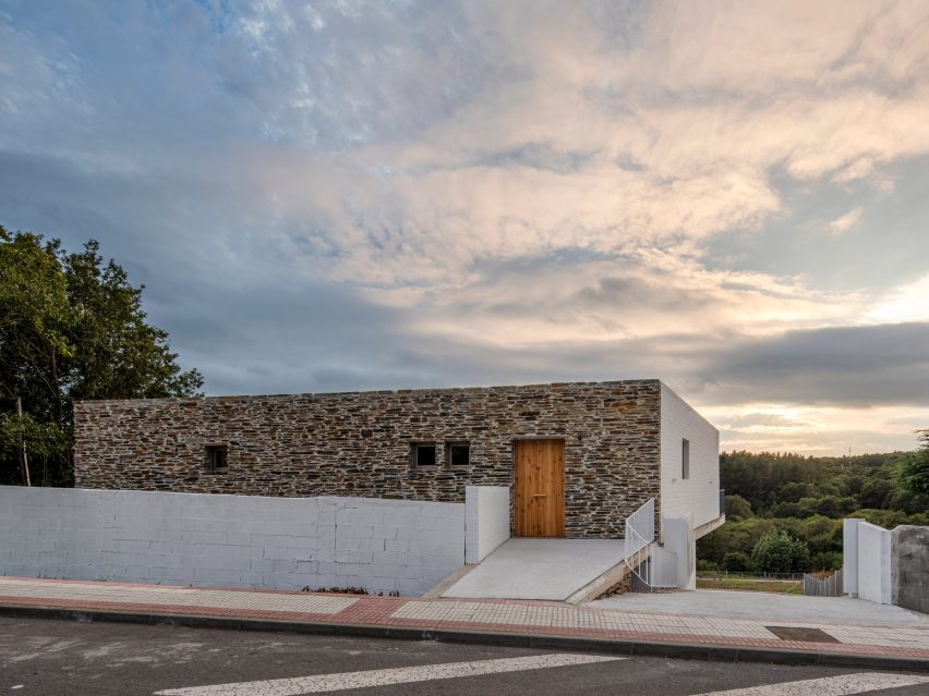 Stone-clad house in Spain