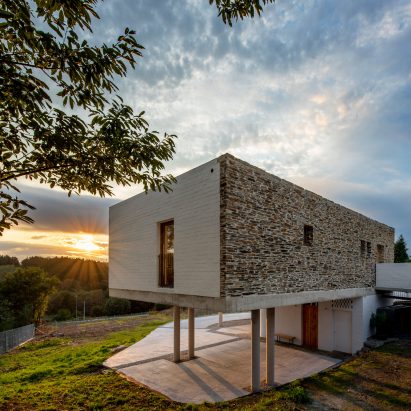 House on stilts in Spain