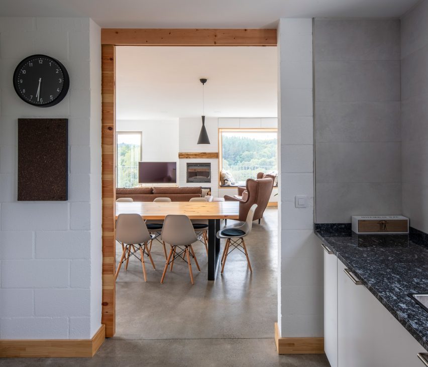 Kitchen of Hórreo House