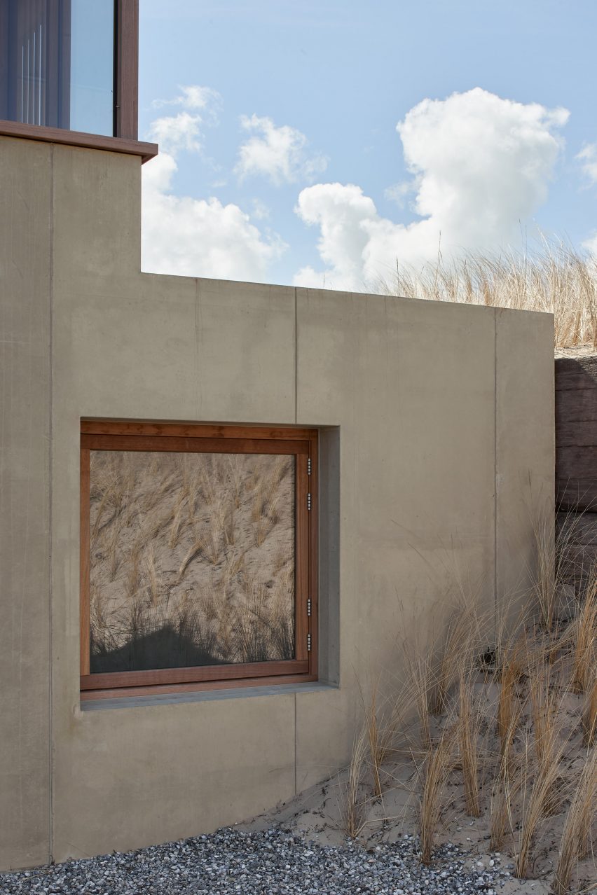 Concrete facade