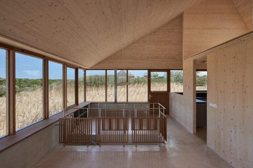 Inside Dutch holiday home on Terschelling