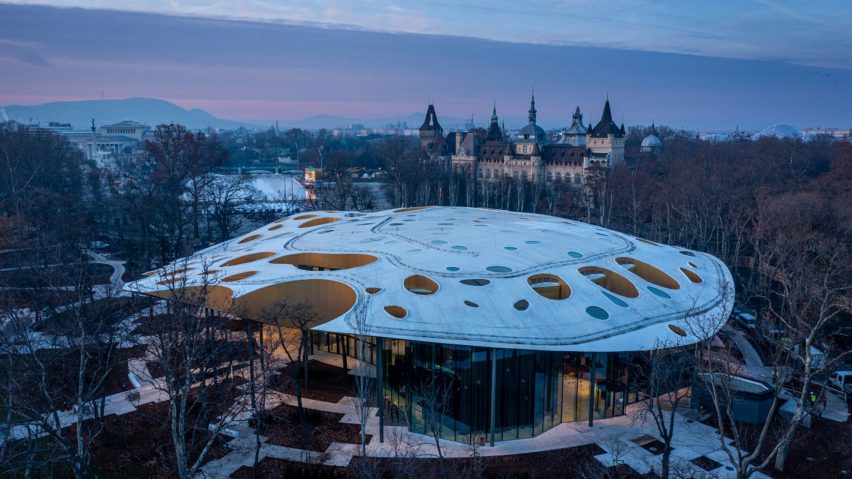 House of Music in Budapest by Sou Fujimoto
