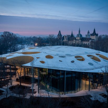 House of Music in Budapest by Sou Fujimoto