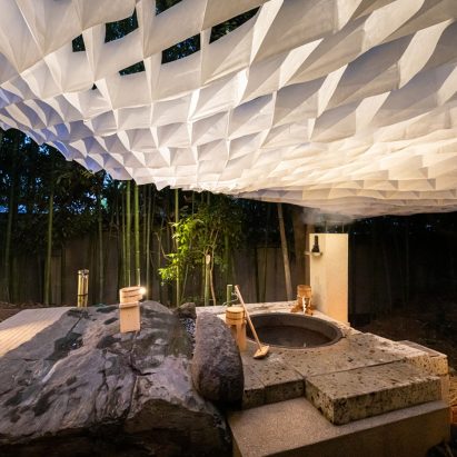 Kyoto Yudo Pavilion was made from tyvek
