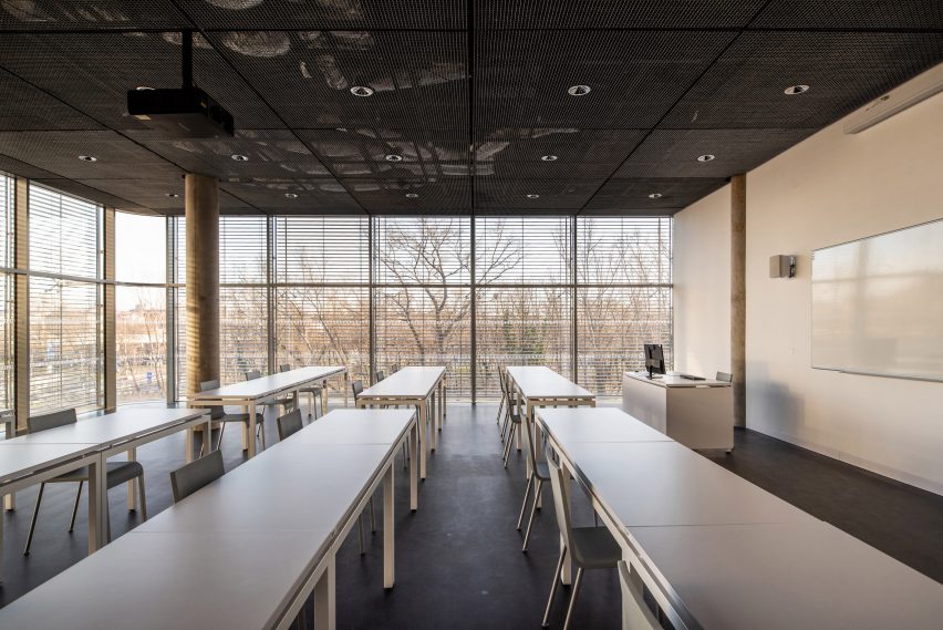 Faculty of Humanities a Charles University in Prague was designed by Kuba & Pilař Architekti