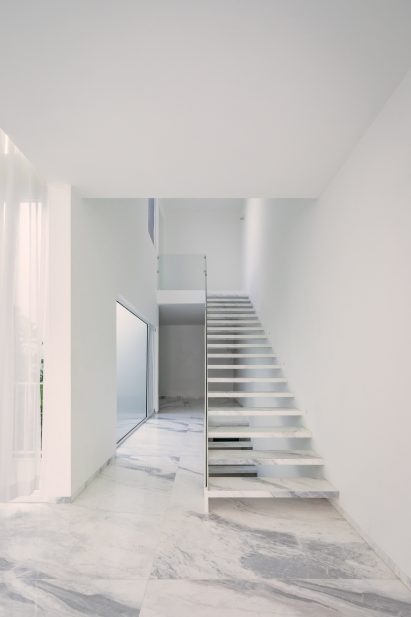 White interiors