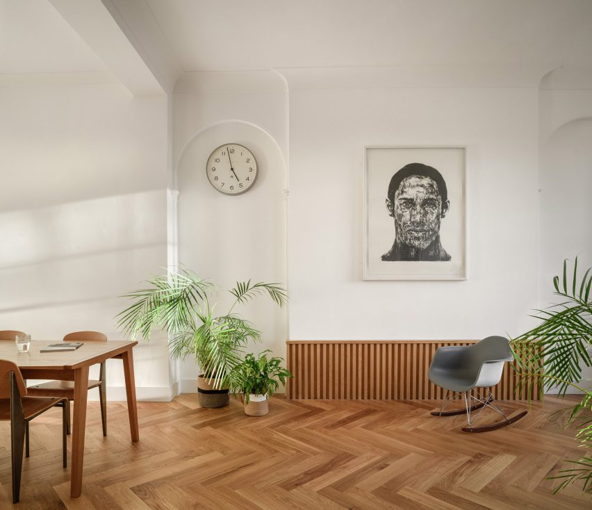 19th-century Edinburgh apartment designed by Luke McClelland features modern interiors