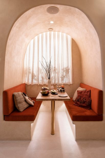 Intimate booth