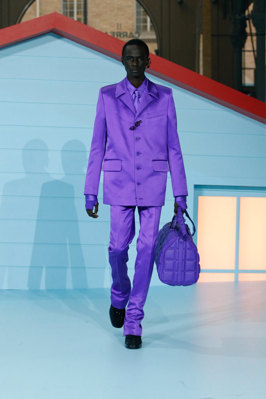 Louis Vuitton Autumn Winter 2022 show features a fragmented surrealist set