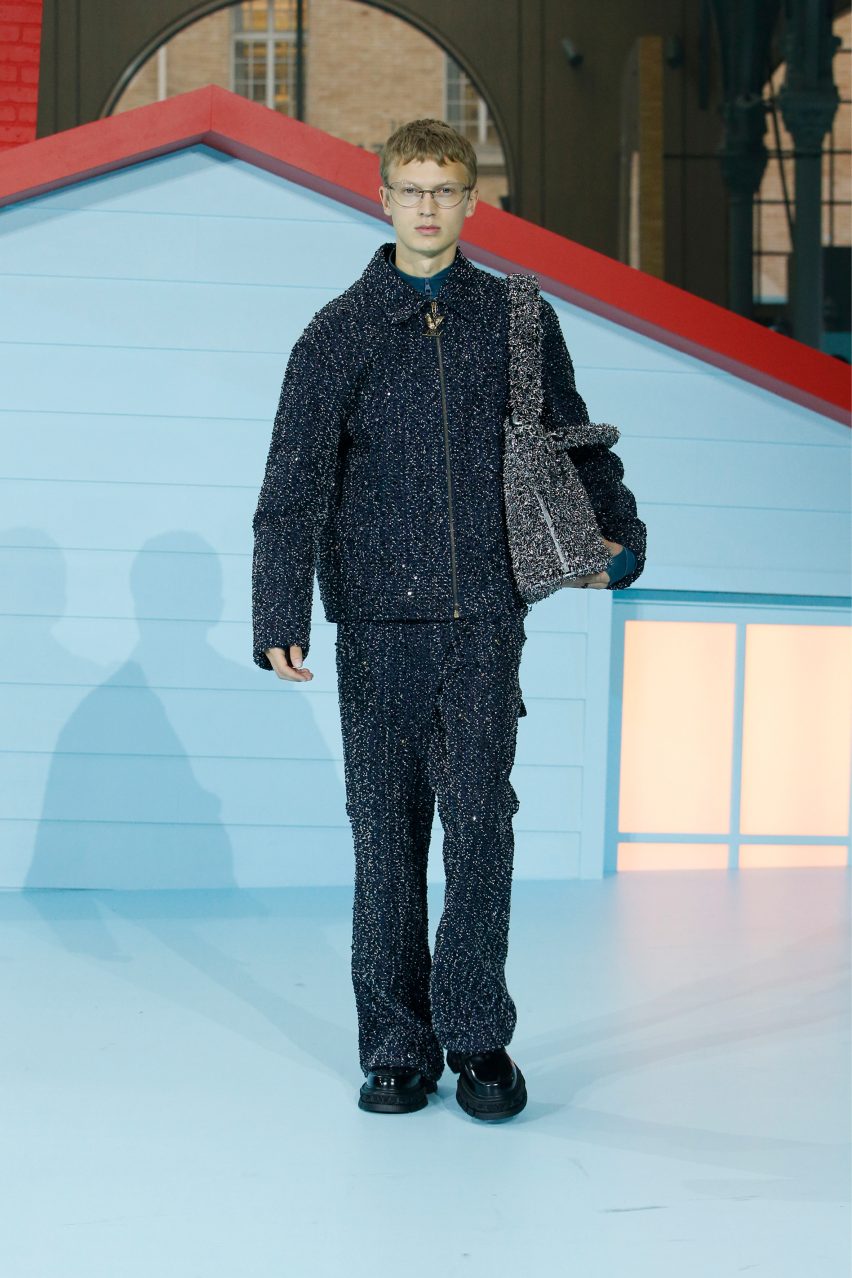Louis Vuitton Autumn Winter 2022 show features a fragmented surrealist set