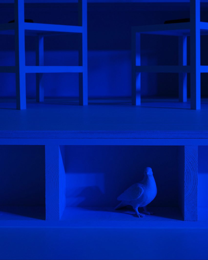 Louis Vuitton Autumn Winter 2022 show features a fragmented surrealist set