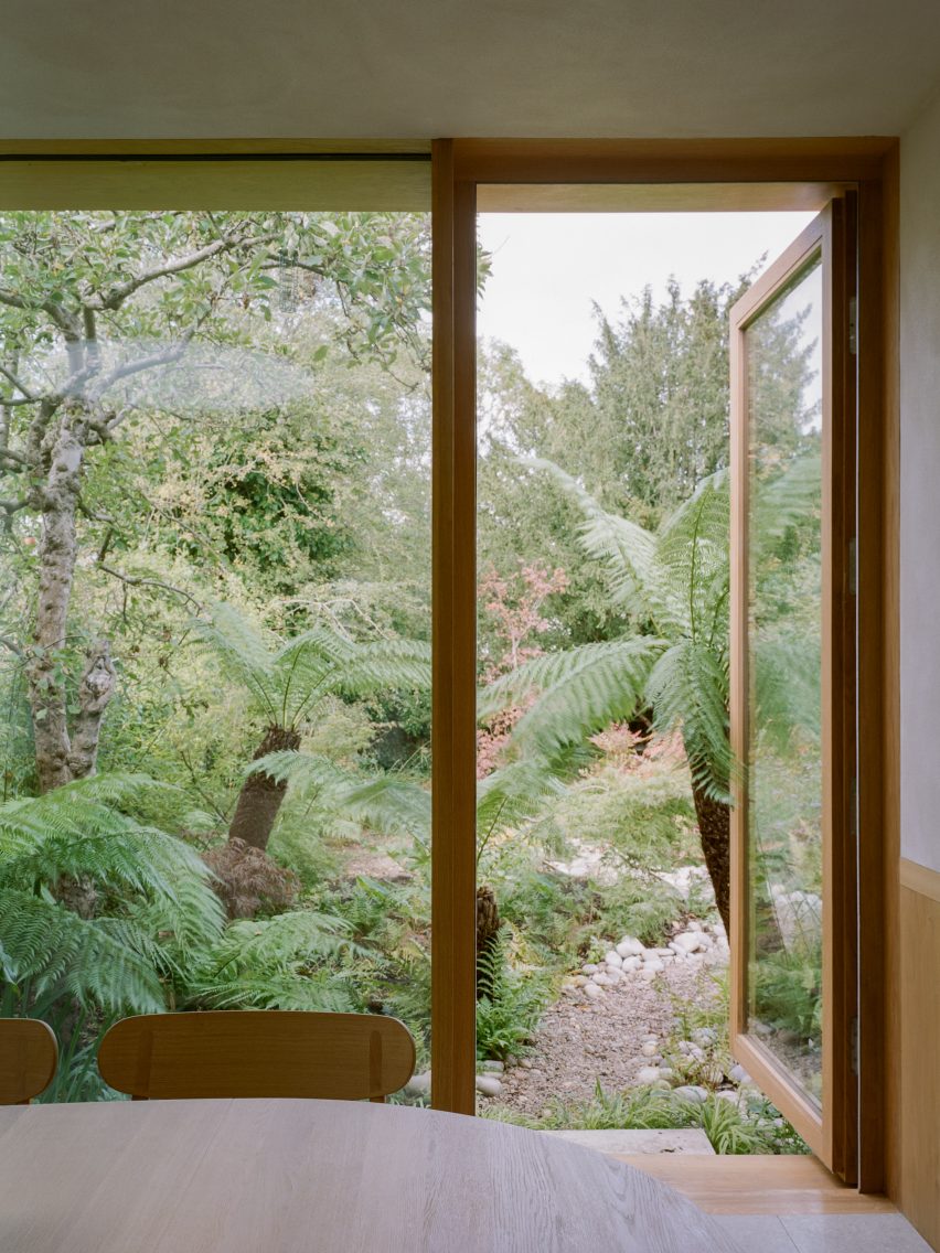 Garden of Low Energy House designed by Architecture for London