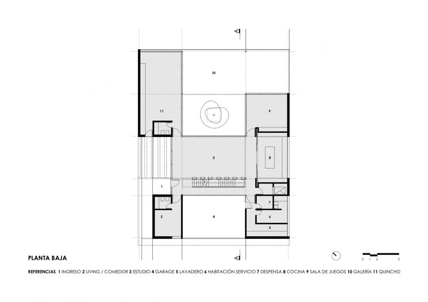 Lower floor plan