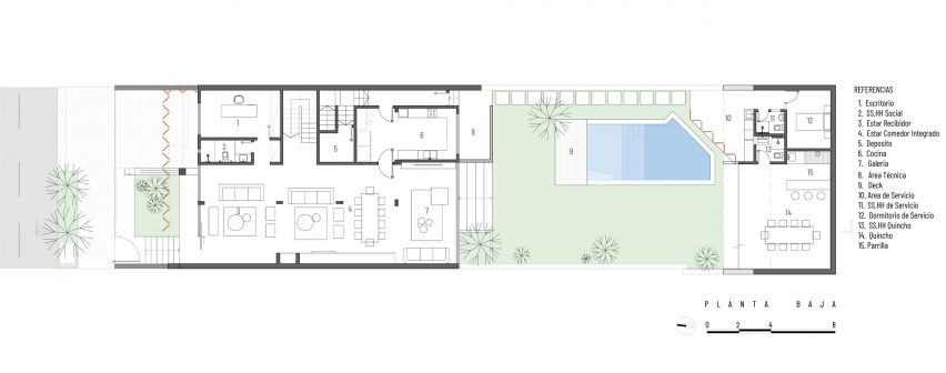 Lower level floor plan
