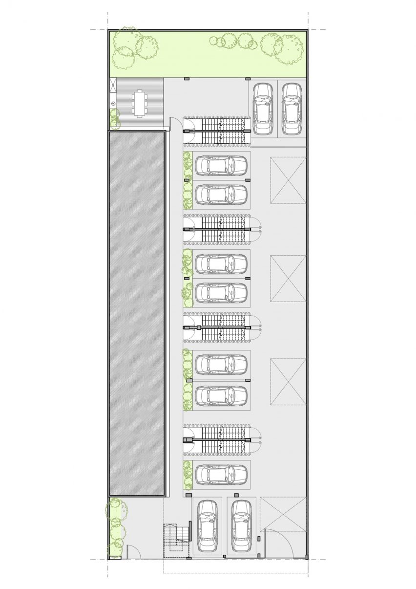 Lower level floor plan