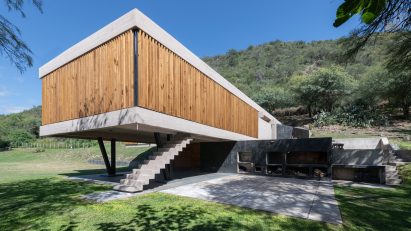 Concrete staircase