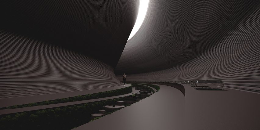 Plan C is a Mars settlement concept that was designed by Makhno Studio
