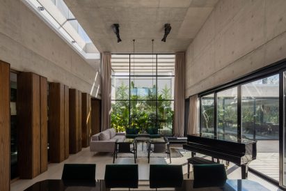 Double-height living room