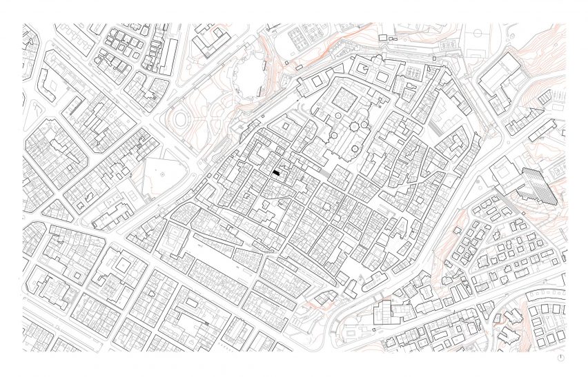 Site plan of Mediona 13 by Nua Arquitectures