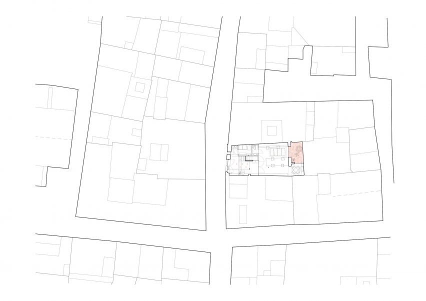Site plan of Mediona 13 by Nua Arquitectures
