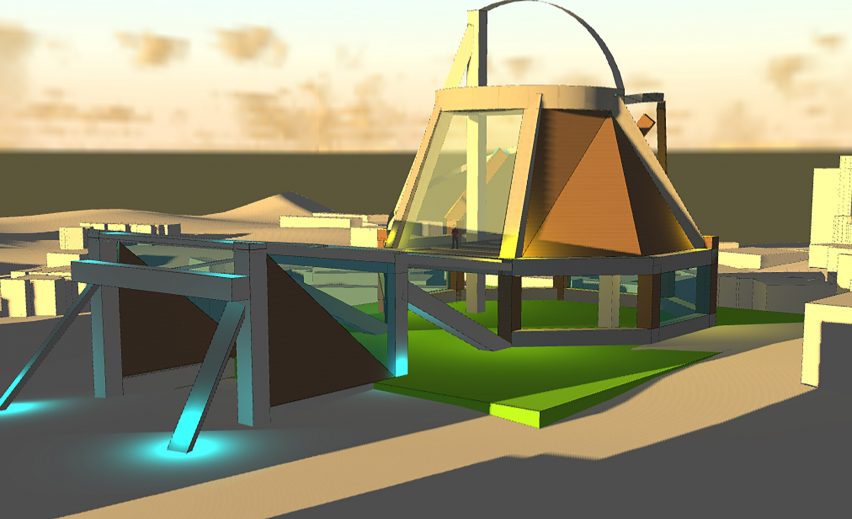 Render of a student architectural project at My Archischool