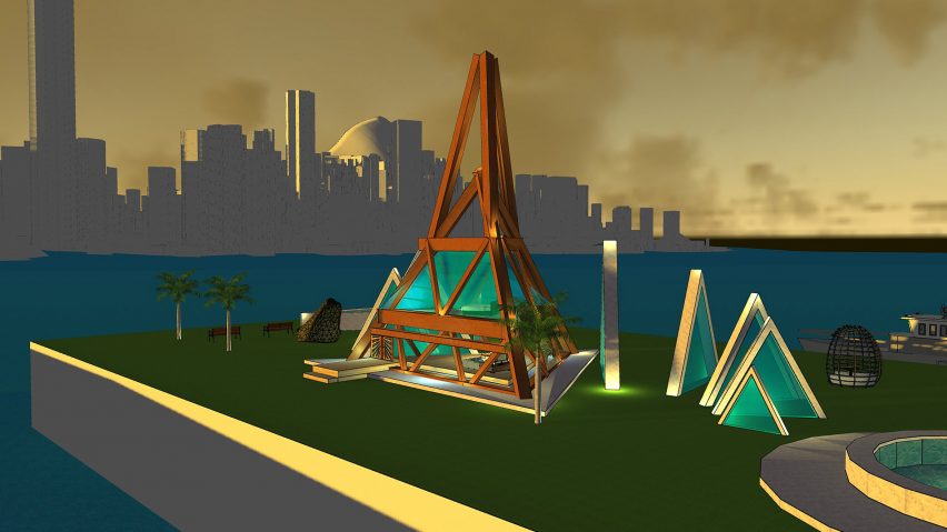 Render of a student architectural project at My Archischool
