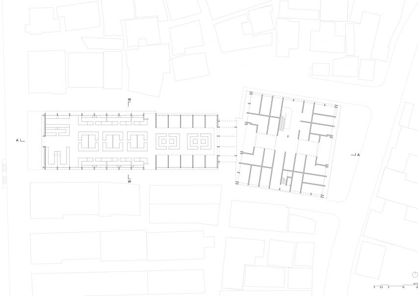 Ground floor plan of Xinfan Market