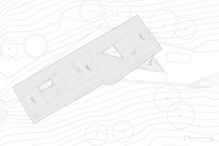 PR House by Triangular floor plan