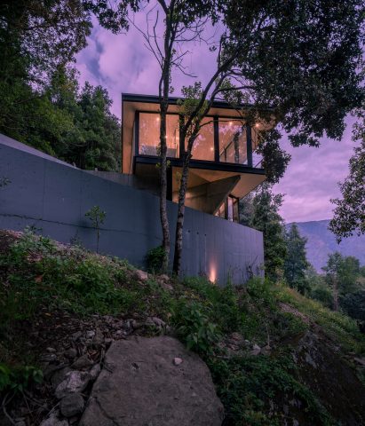 PR House captured at sunset
