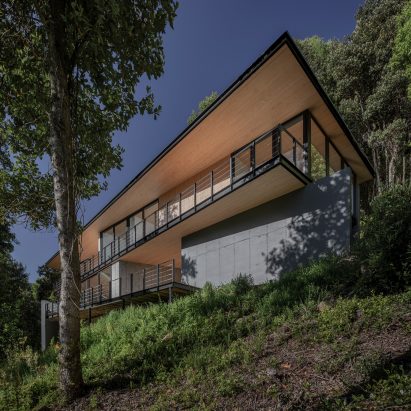 The exterior of PR House