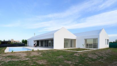 Pitched roofs on Casa Genaro