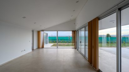 Glass sliding doors