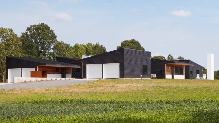 Image of the home on its grassy plot