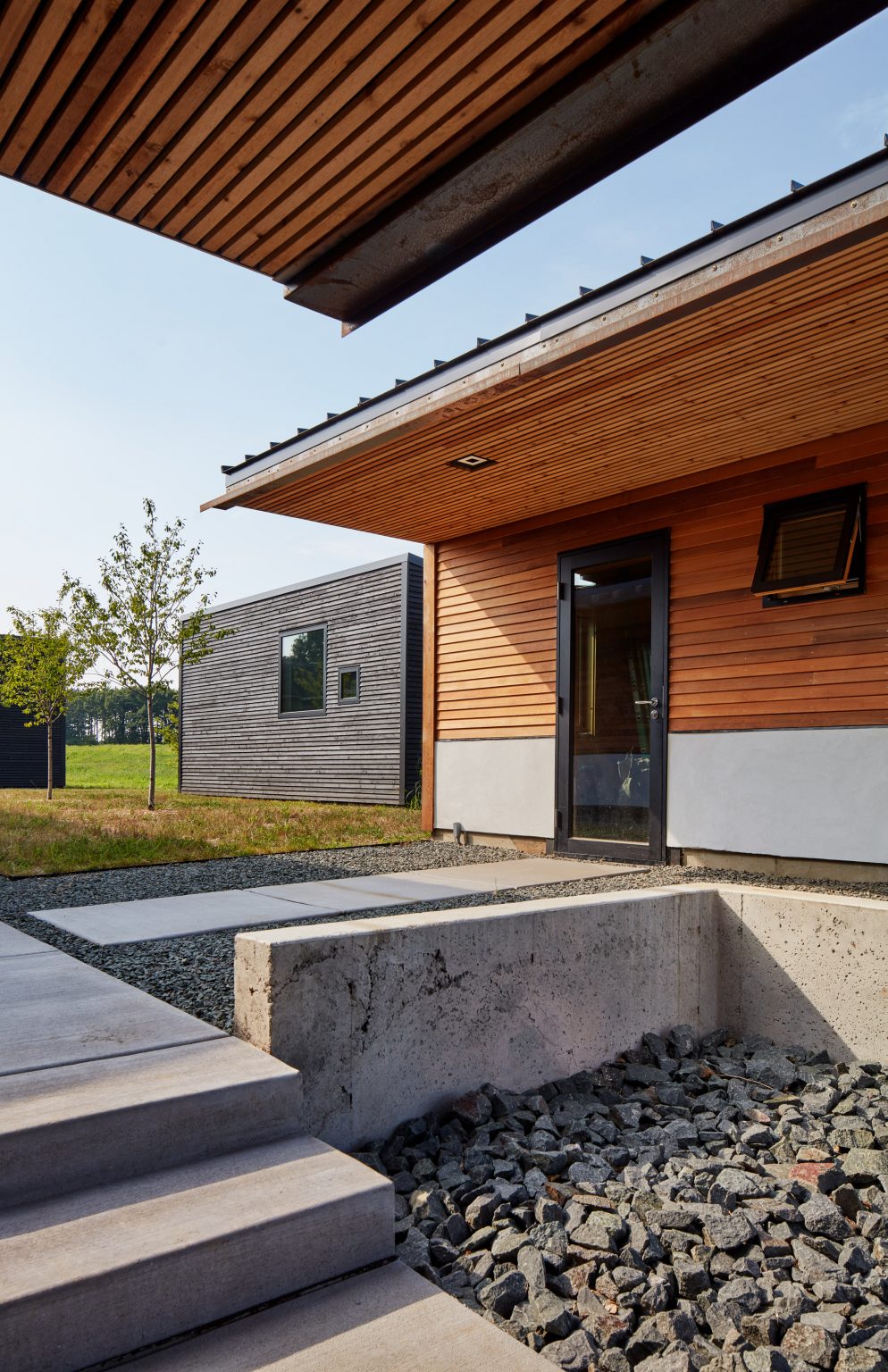 Fifty-Acre Wood was clad in timber
