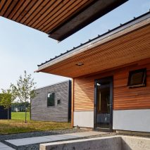 Fifty-Acre Wood was clad in timber
