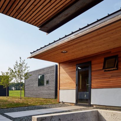 Fifty-Acre Wood was clad in timber