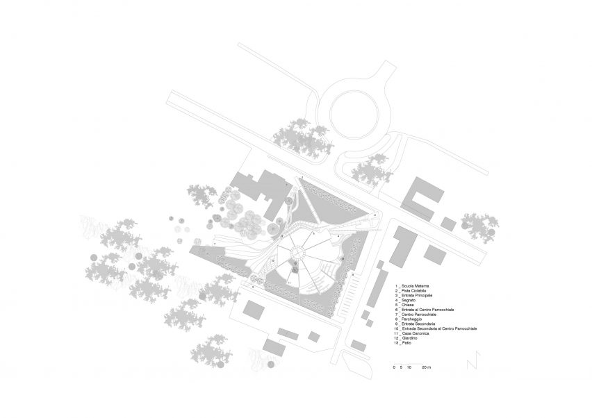 San Giacomo Apostolo church by EMBT