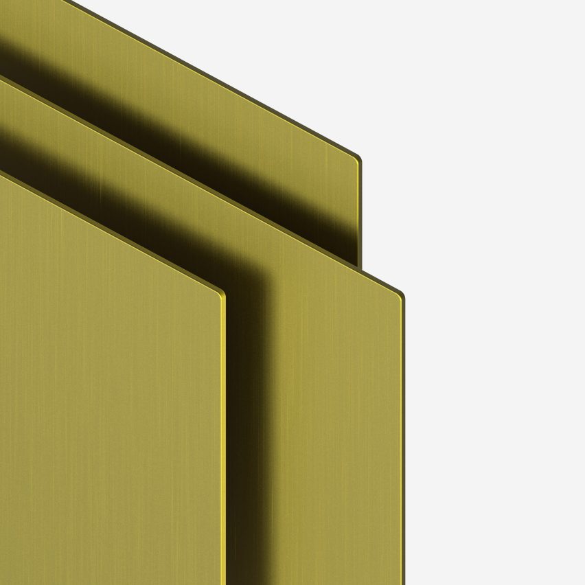 Olive-yellow aluminium by Sandalor