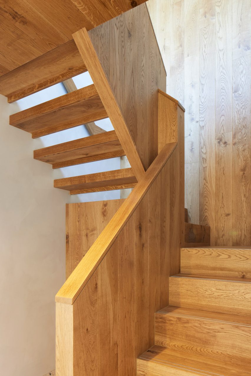 Wooden staircase