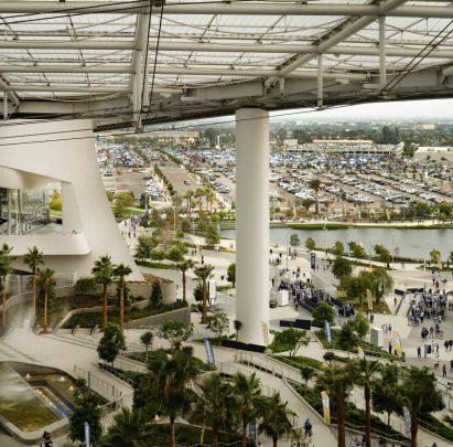 Structure of SoFi Stadium roof