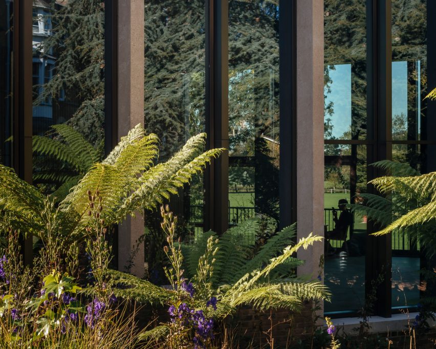 Glazed pavilion