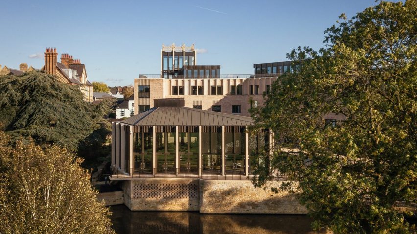 Renovation of Oxford college features in today’s Dezeen Weekly