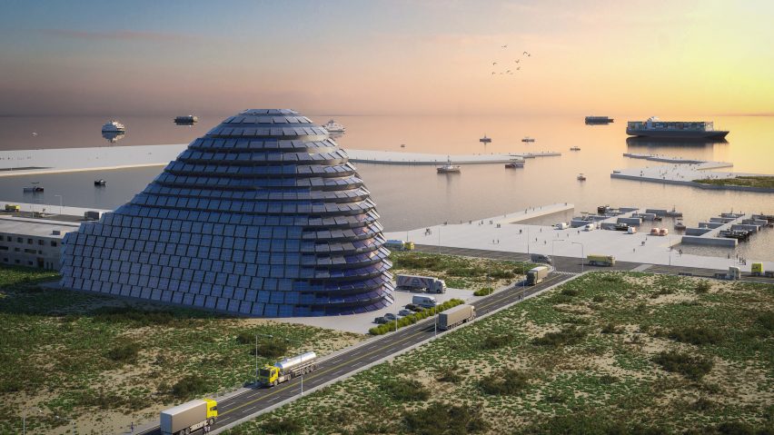 Aerial view of Sun Rock office in Taiwan