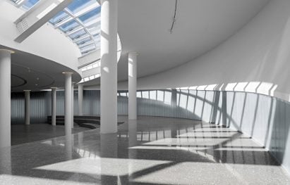 Interior image of Tiangang Art Center
