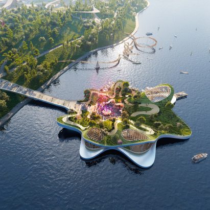 The Leaf multi-level pier in Seoul by Heatherwick Studio