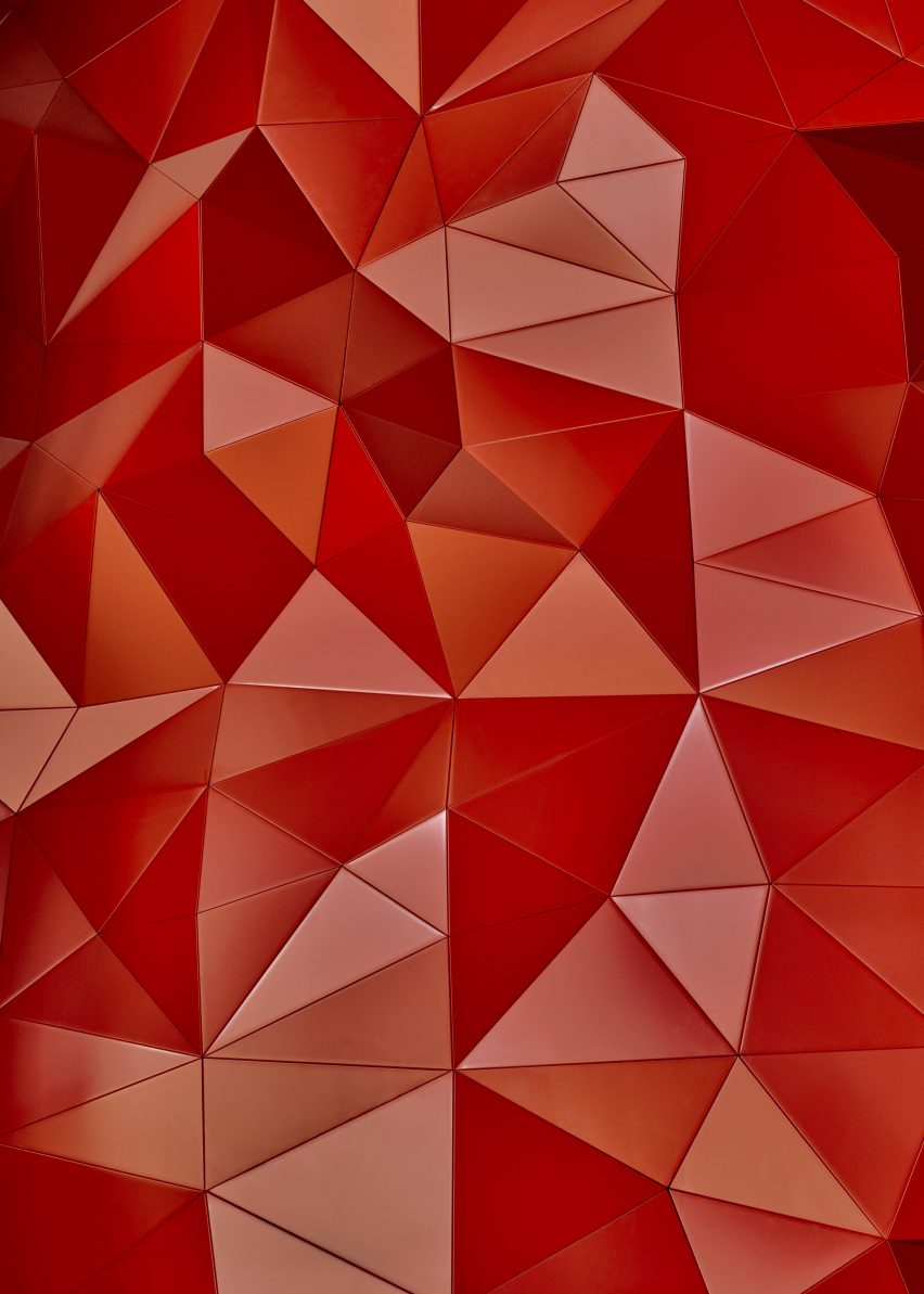 Theater Zuidplein, wall surface in auditorium designed by Studio RAP