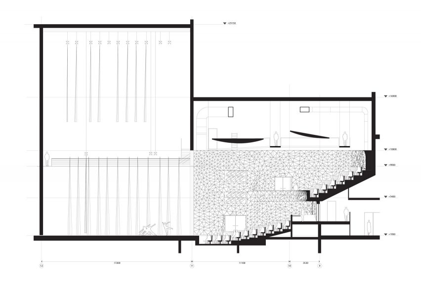 Theater Zuidplein, auditorium section
