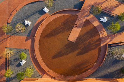 Landscaping outside the TIC centre in China