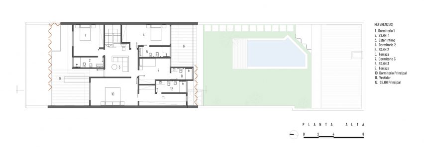 Top floor plan