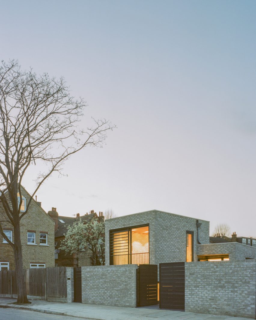 Brick house in London